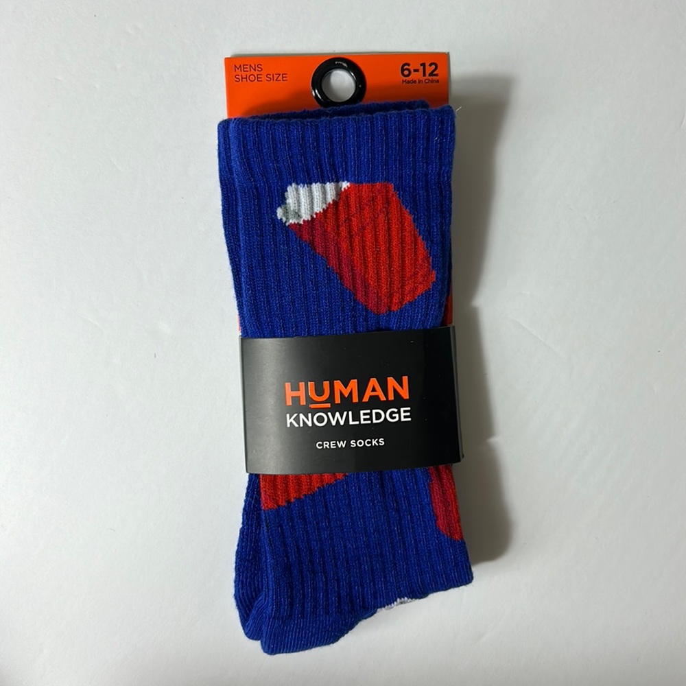 Human Knowledge Crew Socks